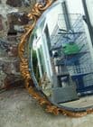 Antique Art Deco Atsonia Ornate Gilt Rococo Style Wall Mirror 1930s Original Label & Hanger