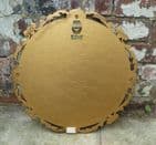 Antique Art Deco Atsonia Ornate Gilt Rococo Style Wall Mirror 1930s Original Label & Hanger