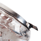 Antique Austrian Cut Glass Silver Mounted Cigar Cigarette Ashtray Alexander Sturm Carinthian State