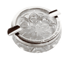 Antique Austrian Cut Glass Silver Mounted Cigar Cigarette Ashtray Alexander Sturm Carinthian State