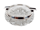 Antique Austrian Cut Glass Silver Mounted Cigar Cigarette Ashtray Alexander Sturm Carinthian State