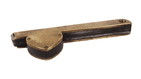 Antique BAM + Brass & Cast Steel Medical Vets Veterinary Pocket 3 Blade Fleam Bloodletting Circ 1880