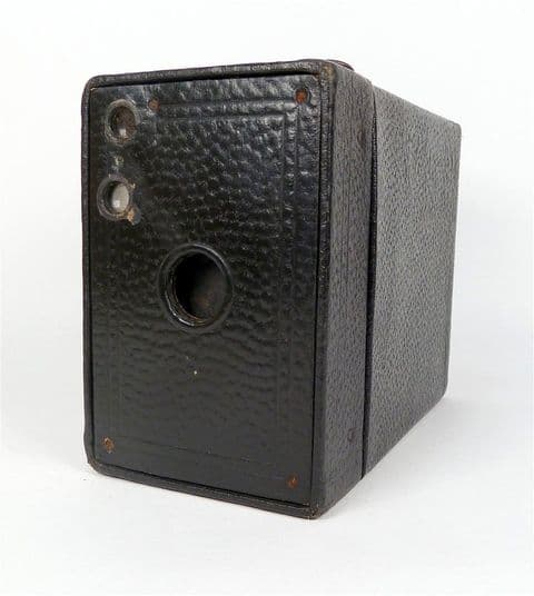 Antique Box Camera Canadian Kodak No 2A Brownie Model B 116 120 Roll Film 1916 Patents