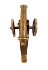 Antique Brass Battle of Waterloo 1815 Cannon Model Circa 1910 Napoleonic Crest La Baleine