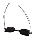 Antique Cased Folding Double D Railway Spectacles Tinted Glasses Straight Arms Circa 1850s Steampunk