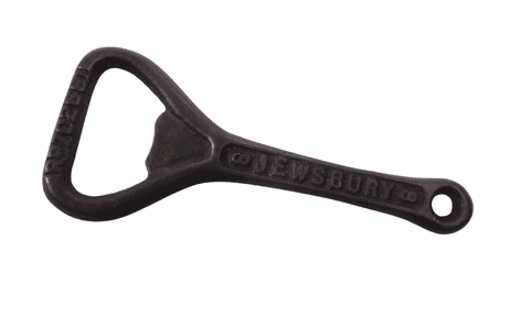 Antique Cast Iron Crown Cork Bottle Opener Jewsbury & Brown Manchester 1923 Design Reg