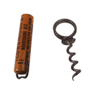 Antique Clough 1910 Patent Advertising Cowbrough Ales BASS GUINNESS  Wood Sheath Corkscrew Cap Lift