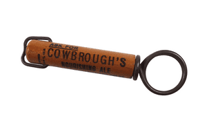 Antique Clough 1910 Patent Advertising Cowbrough Ales BASS GUINNESS  Wood Sheath Corkscrew Cap Lift