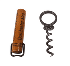 Antique Clough 1910 Patent Advertising Eldridge Pope Dorchester Ales Wood Sheath Corkscrew Cap Lift