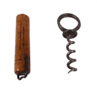 Antique Clough Patent Advertising Wallace Tower Netherkirkgate Aberdeen Snack Oyster Bar Corkscrew