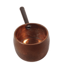 Antique Copper 1896 Penny Coin Mini Miniature Saucepan Pan Sculpture Circa 1920s