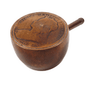 Antique Copper 1896 Penny Coin Mini Miniature Saucepan Pan Sculpture Circa 1920s