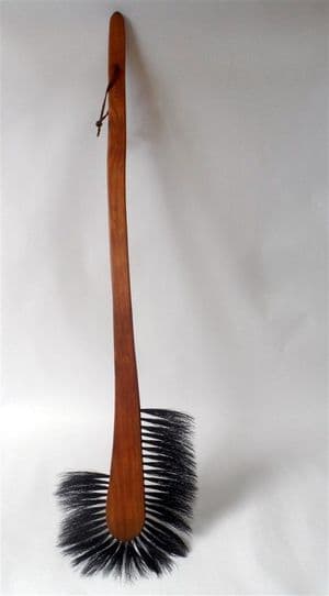 Antique Early 20th Century Long Handled Furniture Brush Cleaning Display Household Cleaner Dusting