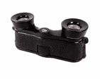 Antique English Kershaw Patent Wide Angle Pocket Bakelite Binoculars Field Opera Glasses Case Racing
