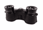 Antique English Kershaw Patent Wide Angle Pocket Bakelite Binoculars Field Opera Glasses Case Racing
