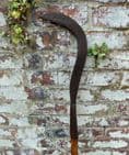 Antique Farming Garden Agricultural Tool CT Skelton Slashing Brushing Hook Curved Slasher Scythe