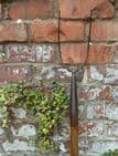 Antique Farming Tool English Tools Ltd Wigan Leeds Long Handled Hay Pitch Fork  2 Tine Prong Barn