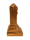 Antique Figural Cast Metal Bell WW1 Great War QVR Queen Victoria Rifles Memorial Ypres Hill 60 1930s