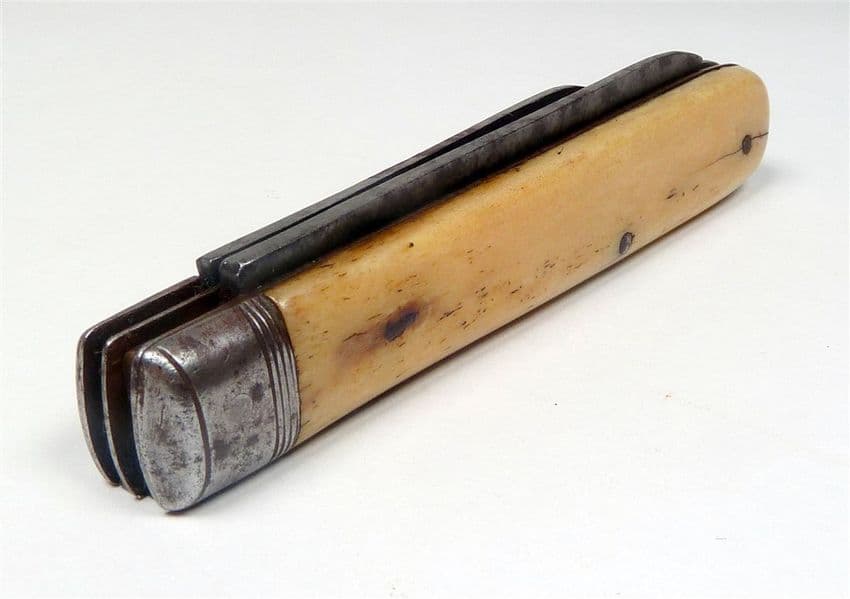 Antique Folding Folder Richartz Bros & Sons Ohligs Germany Pocket Lamp