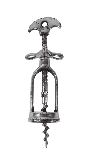 Antique French Perille Type Triple Flynut Fly Nut Mechanical Open Frame Propellor Corkscrew