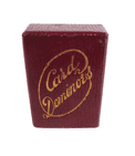 Antique Game Card Dominoes Set in Original Box Circa 1910/20s  Boxed Double Six Goodall