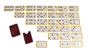 Antique Game Card Dominoes Set in Original Box Circa 1910/20s Boxed Double Six Goodall