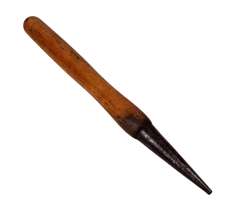 Antique Garden Gardening Tool Dibber Bulb Seed Planting Digging Oak 14