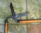 Antique Gardening Tool John W Ward Sheffield Long Handled Garden Lawn Grass Edging Shears