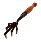 Antique Gardening Tool Patent Short Handled 5 Prong Finger Garden Cultivator Circa 1930s Claw Rake