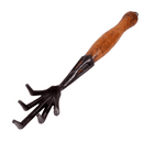 Antique Gardening Tool Patent Short Handled 5 Prong Finger Garden Cultivator Circa 1930s Claw Rake
