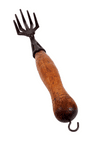 Antique Gardening Tool Patent Short Handled 5 Prong Finger Garden Cultivator Circa 1930s Claw Rake