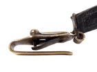 Antique German DRGM Chatelaine Belt Clip On Leather Spectacles Glasses Case Circa 1890s