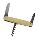 Antique German Folding Halma Solingen Germany Pocket Pen Knife Corkscrew Ivorine Scales Circa 1920s