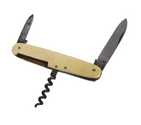 Antique German Folding Halma Solingen Germany Pocket Pen Knife Corkscrew Ivorine Scales Circa 1920s