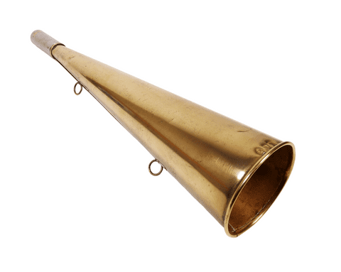 Antique GWR Great Western Railway Brass Warning Horn Reed Type