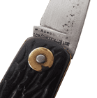 Antique H Rowbotham Globe Works Sheffield Real Pocket Knife Knive Celluloid Stag Horn Scales