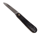 Antique H Rowbotham Globe Works Sheffield Real Pocket Knife Knive Celluloid Stag Horn Scales