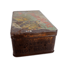 Antique Hignetts Pilot Dark Flake Smoking Mixture Tobacco Tin Circa 1910 Boat Maritime Nautical