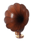 Antique Home Music Wooden Horn Loud Speaker c/w Lissen Prov Patent Driver Not Tested 1920-1930s