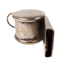 Antique Hudson Acme Regd Thunderer Bubble Top Whistle 1894-23 Escargot Type Plain Smooth End Caps
