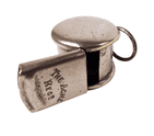 Antique Hudson Acme Regd Thunderer Bubble Top Whistle 1894-23 Escargot Type Plain Smooth End Caps