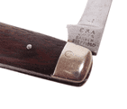 Antique James Barber ERA Sheffield Stainless Steel Folding Pocket Knife Wood Scales