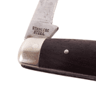 Antique James Barber ERA Sheffield Stainless Steel Folding Pocket Knife Wood Scales