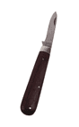 Antique James Barber ERA Sheffield Stainless Steel Folding Pocket Knife Wood Scales