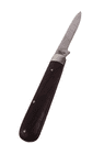 Antique James Barber ERA Sheffield Stainless Steel Folding Pocket Knife Wood Scales