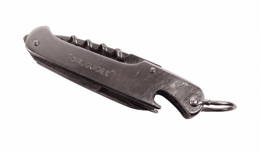 Antique Joseph Allen Sheffield Y.S.C. Multi Pocket Girl Guides Clasp Knife Knive Corkscrew Opener