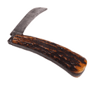 Antique Joseph Rodgers 6 Norfolk St Sheffield Large Hawkbill Pruning Pocket Knife Knive Stag Scales
