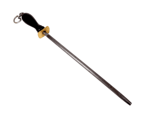 Antique Kitchen Butchers Knife Sharpener Steel Forged Steel Sheffield England 1900s 19.5"