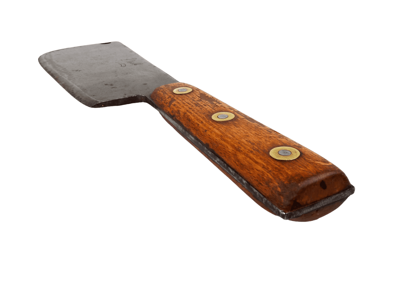 Antique Kitchen Elwell Wednesbury Professional Butchers Cleaver Knife