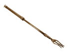 Antique Kitchen Telescopic Extending Brass Fire Toasting Toast Fork Circa 1850s Superb Quality